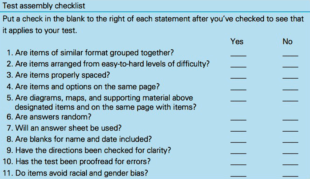 Significance of essay type test items